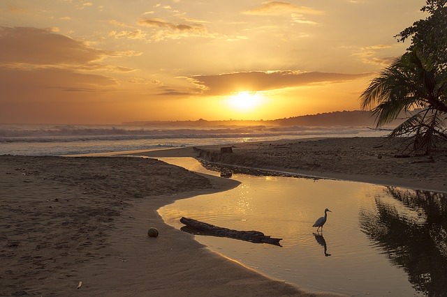 Backpacking in Costa Rica - Sonnenuntergang