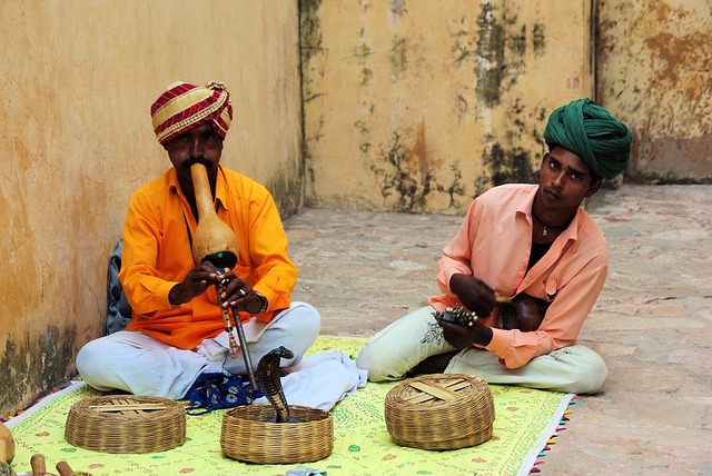 Backpacking in Indien - Schlangenbeschwoerer