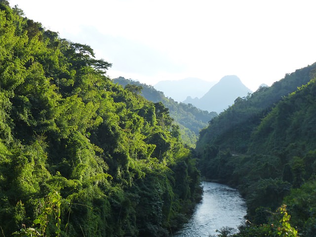 Backpacking in Laos - Natur und Berge