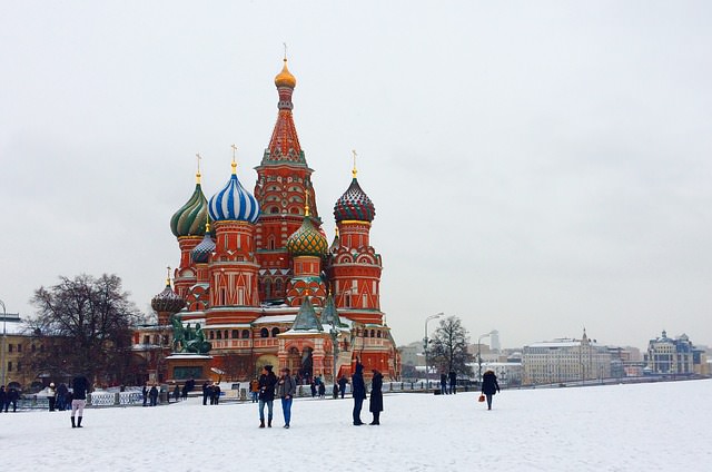Backpacking in Russland - Moskow