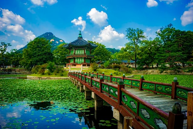 Backpacking in Suedkorea - gyeongbokgung palast