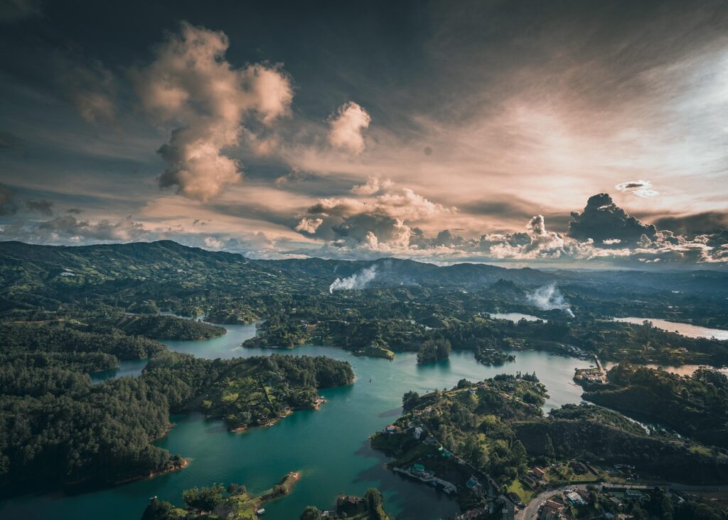 Colombia Guatape colorful