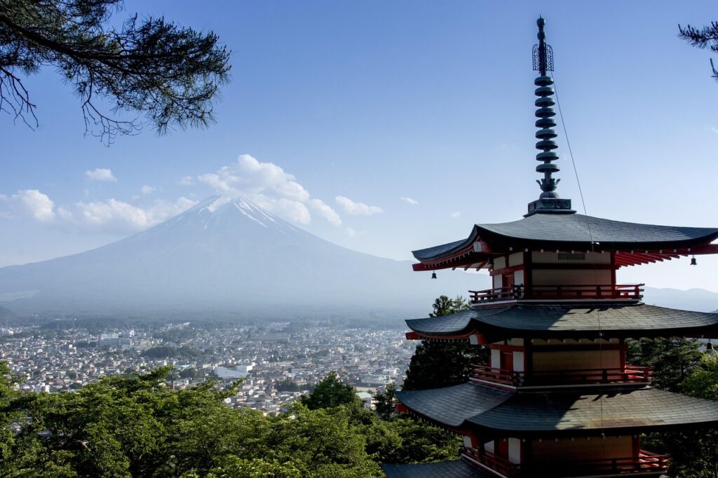 Mount Fuji pagoda