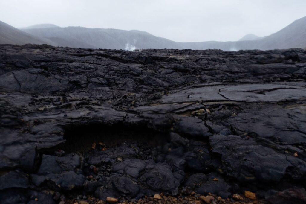 Lavafeld am Vulkan Pico do Fogo, Kap Verde